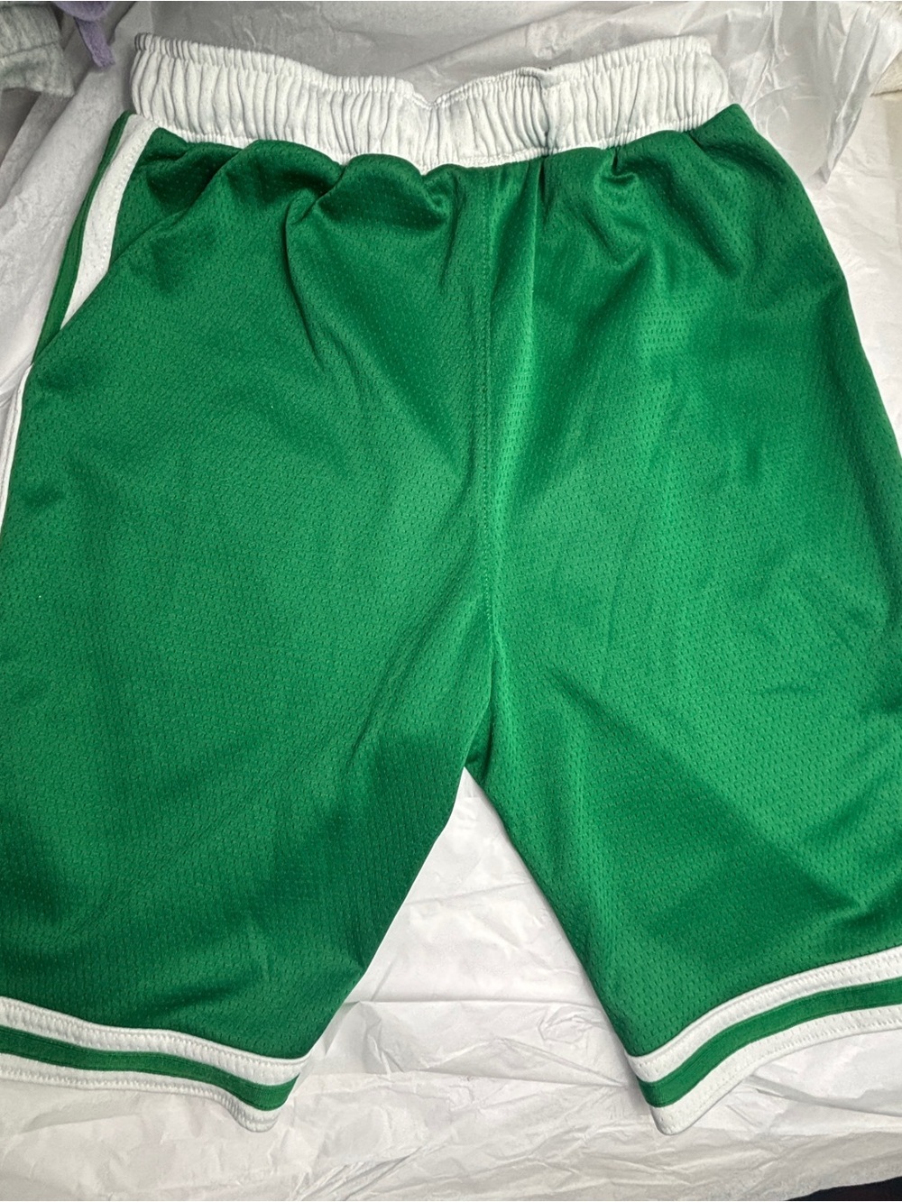 Boston Celtics Nike Youth Swingman Performance Shorts- Kelly Green Icon Edition - Picture 3 of 8